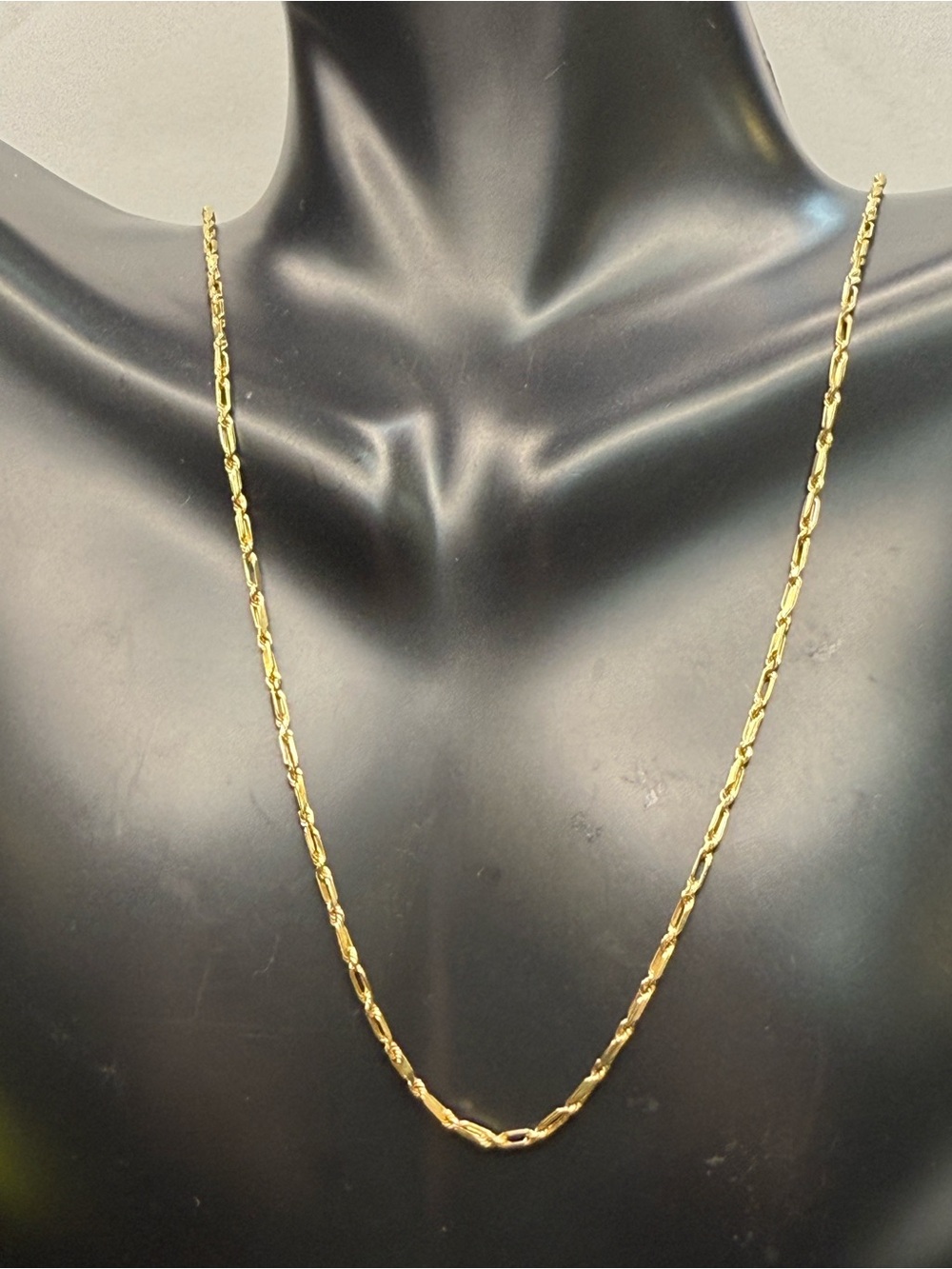 454381 20” 14k yg link Elegant Gold Chain Necklace